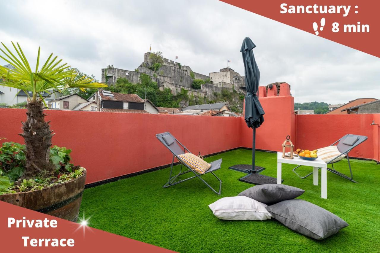 Air-Conditioned Flat With Terrace - Private & Independent - Lourdes Extérieur photo